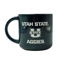 Utah State Aggies U-State Mug Navy